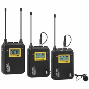 Wireless Lavalier Microphone System LENSGO LWM-328C (2x1)