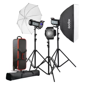 Godox QSII400 Studio Flash 3 Sets Kit