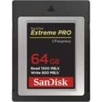 بطاقة SanDisk Extreme PRO CFexpress من النوع B بسعة 64 جيجابايت