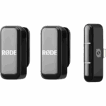 نظام ميكروفون لاسلكي صغير الحجم للغاية لشخصين من RODE مع موصل USB-C (2.4 جيجاهرتز، أسود) - الصورة 2