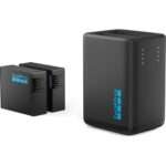 شاحن بطاريات مزدوج من GoPro مع بطاريتين Enduro لكاميرا HERO13 Black