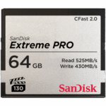بطاقة ذاكرة SanDisk Extreme PRO CFast 2.0 بسعة 64 جيجابايت