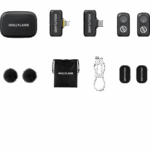 نظام ميكروفون لاسلكي ثنائي الأشخاص من هوليلاند لارك A1 كومبو مع منفذ USB-C ومنفذ لايتنينج - الصورة 3