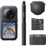 كاميرا Insta360 X6 بدقة 8K و360 درجة – حزمة Essentials (أسود منتصف الليل)